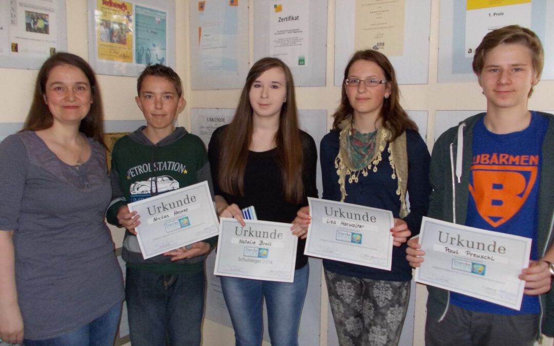 Erdkundewettbewerb „Diercke Wissen 2014“
