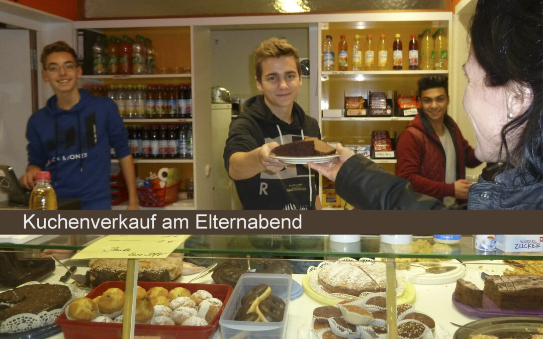 Ein Dank an die Eltern für den 300. Kuchen …!!!