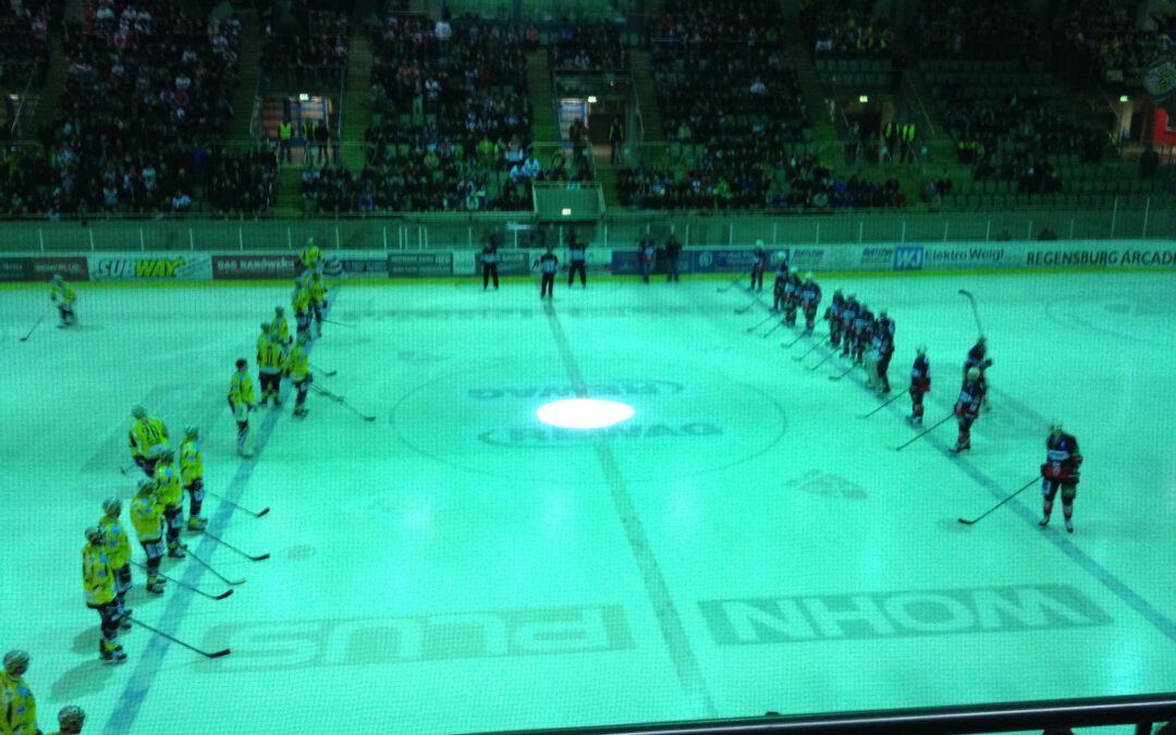 Zu Gast beim EV Regensburg in der Donauarena