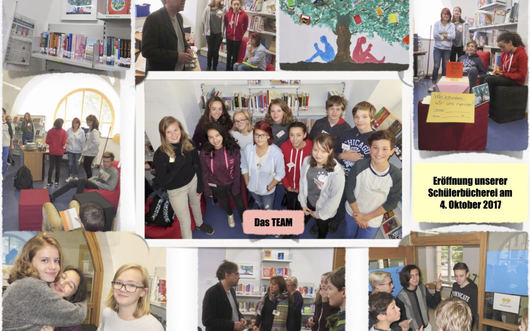 Die Neueröffnung der Schülerbücherei