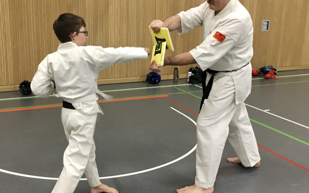 Karate-Training mit Herrn Kozarcuk