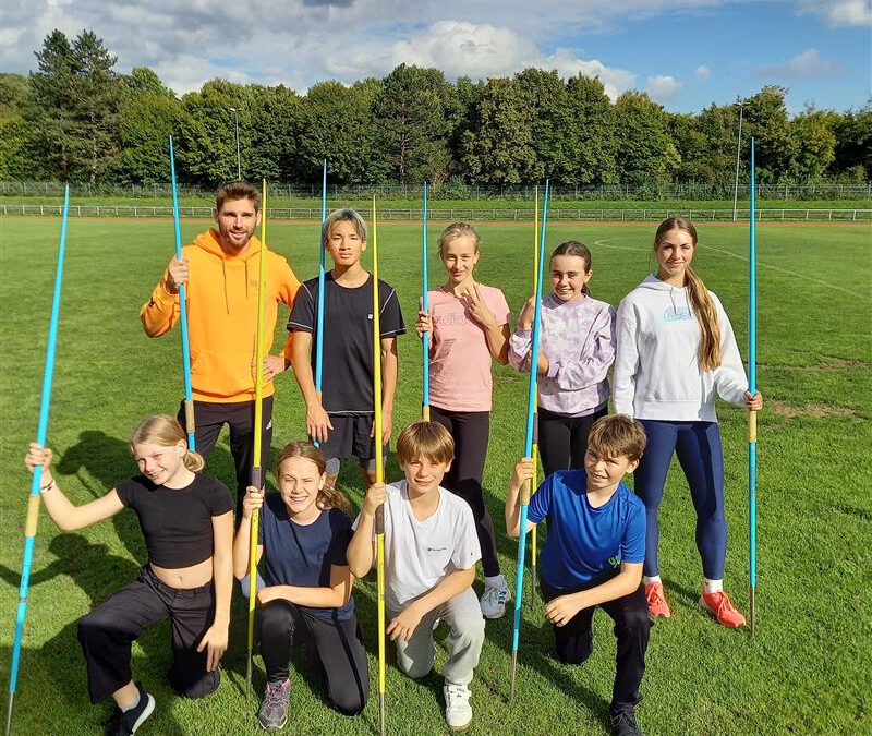 Judensteiner schnuppern Leichtathletikluft 