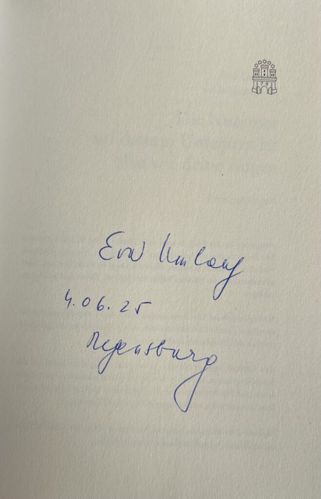 Widmung im Buch