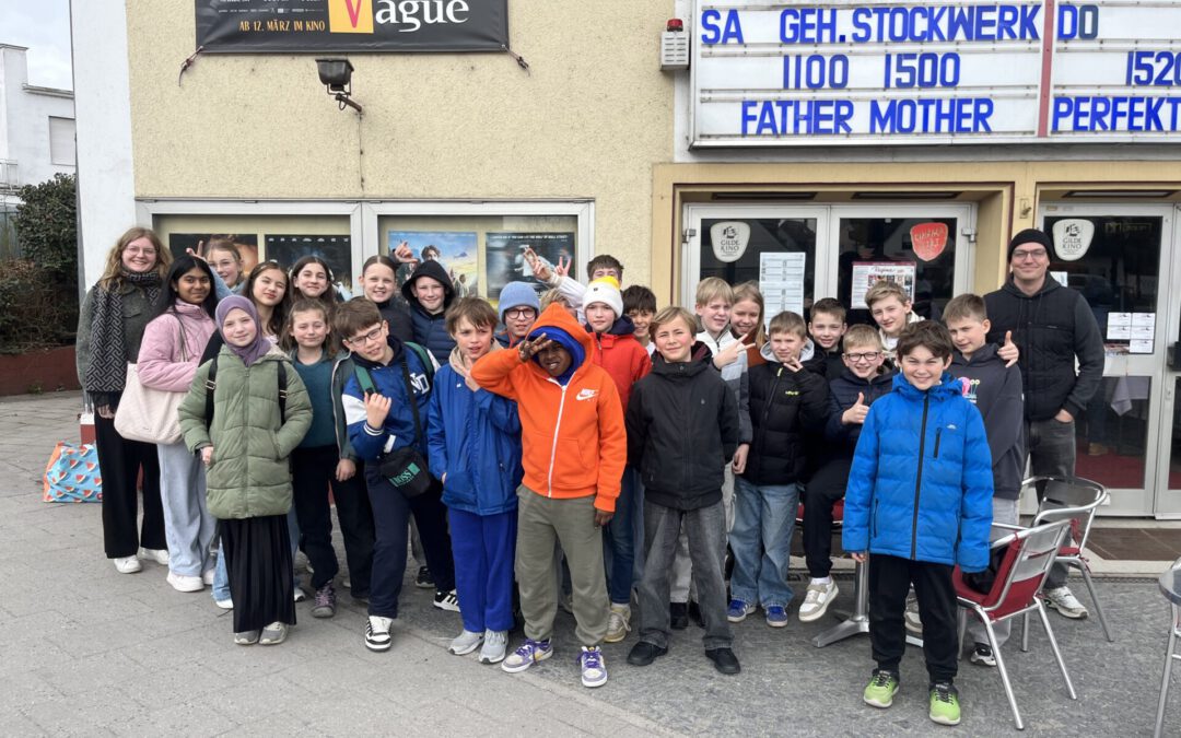 SchulKinoWoche: Kinobesuch der Klasse 5b